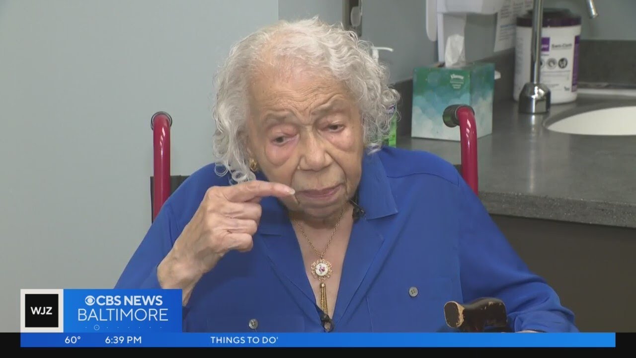 102-year-old Baltimore woman on the move after hip replacement surgery