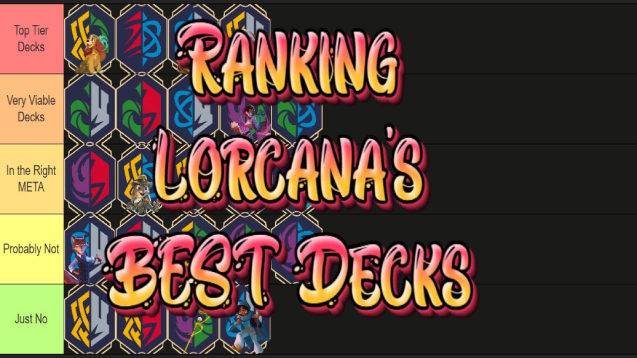 A Wide Open META? What Decks Are Actually Viable? Disney Lorcana META Ranking