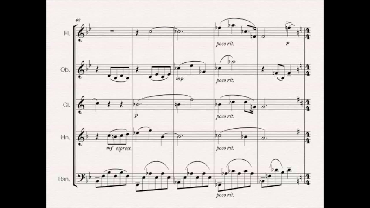 Sergei Prokofiev - Dance of the Knights for Woodwind / Wind Quintet