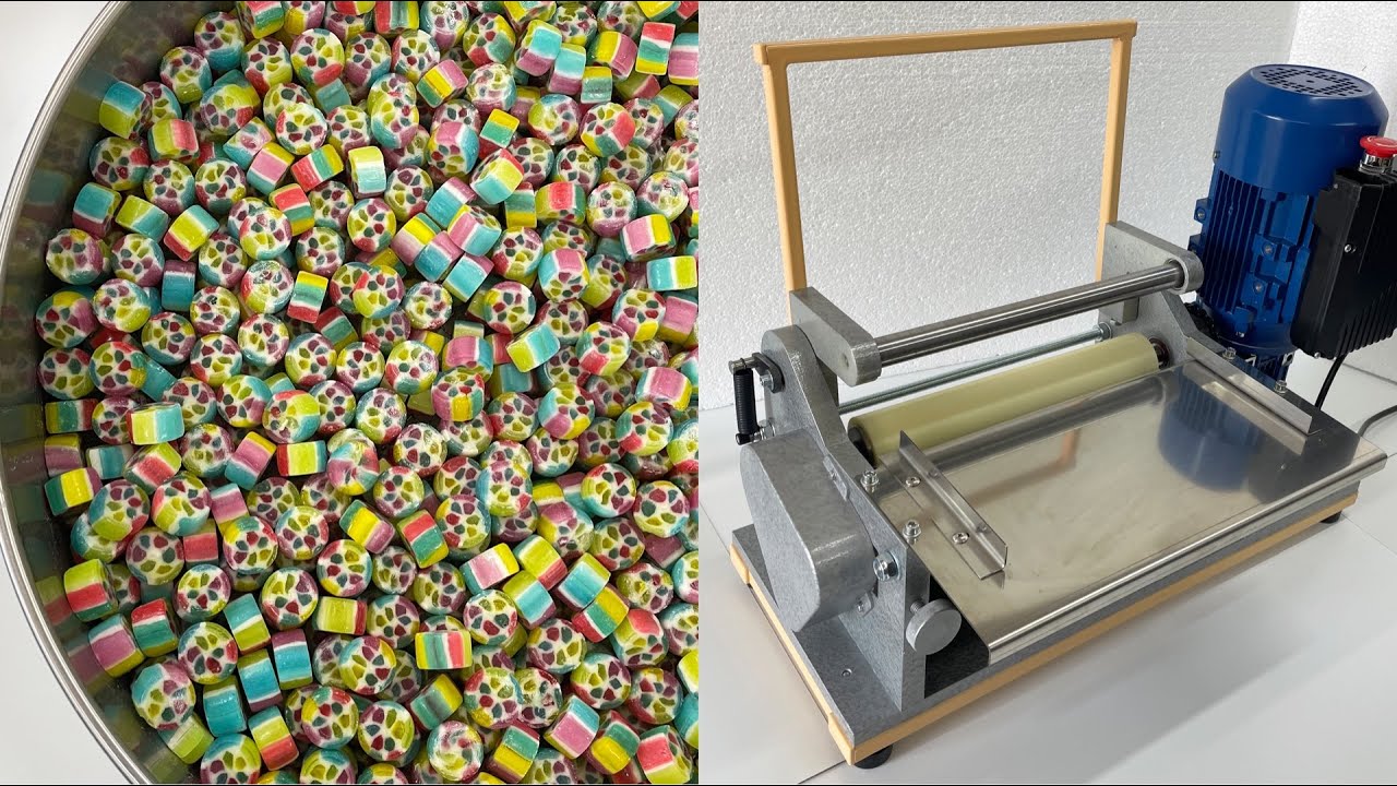 FINISHED SETTING UP OF A NEW DISC CUTTER CANDY MACHINE! / ЗАВЕРШИЛИ НАСТРОЙКУ НОВОЙ РЕЖУЩЕЙ МАШИНЫ!
