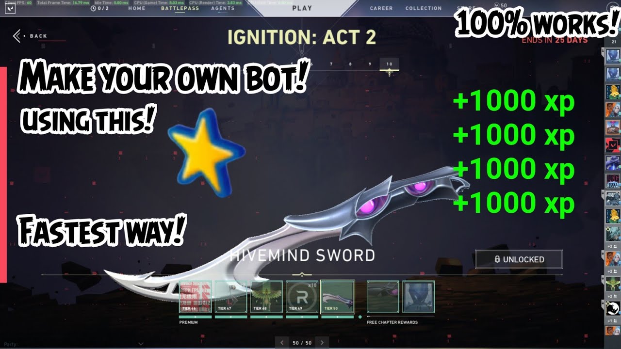 HOW TO MAKE YOUR OWN FARMING BOT IN VALORANT!! (VERY EASY TRICKS)
