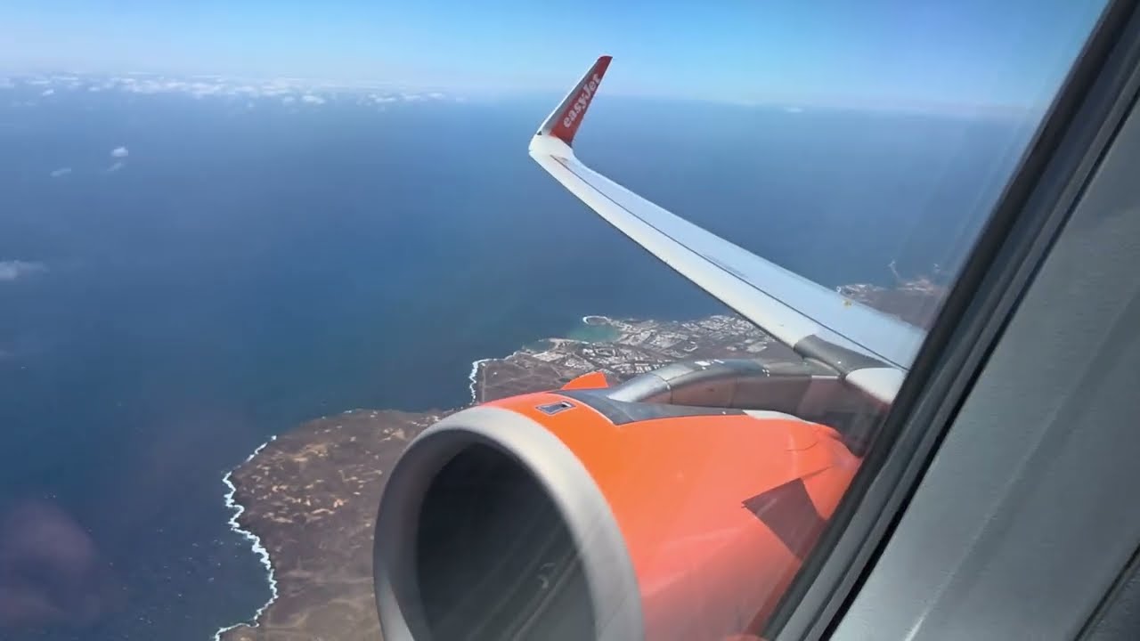 Arrecife Airport, Lanzarote. easyJet Departure. EZY8124.