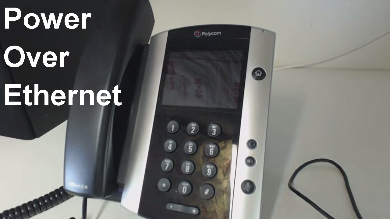 Power Over Ethernet for VoIP phones