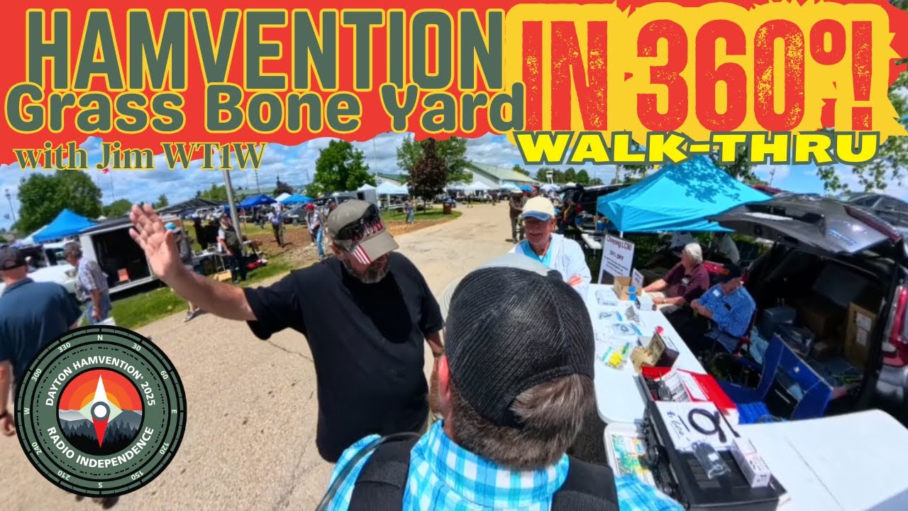 Dayton Hamvention Grass Bone-Yard With @FEPLabs Radio | 360 view