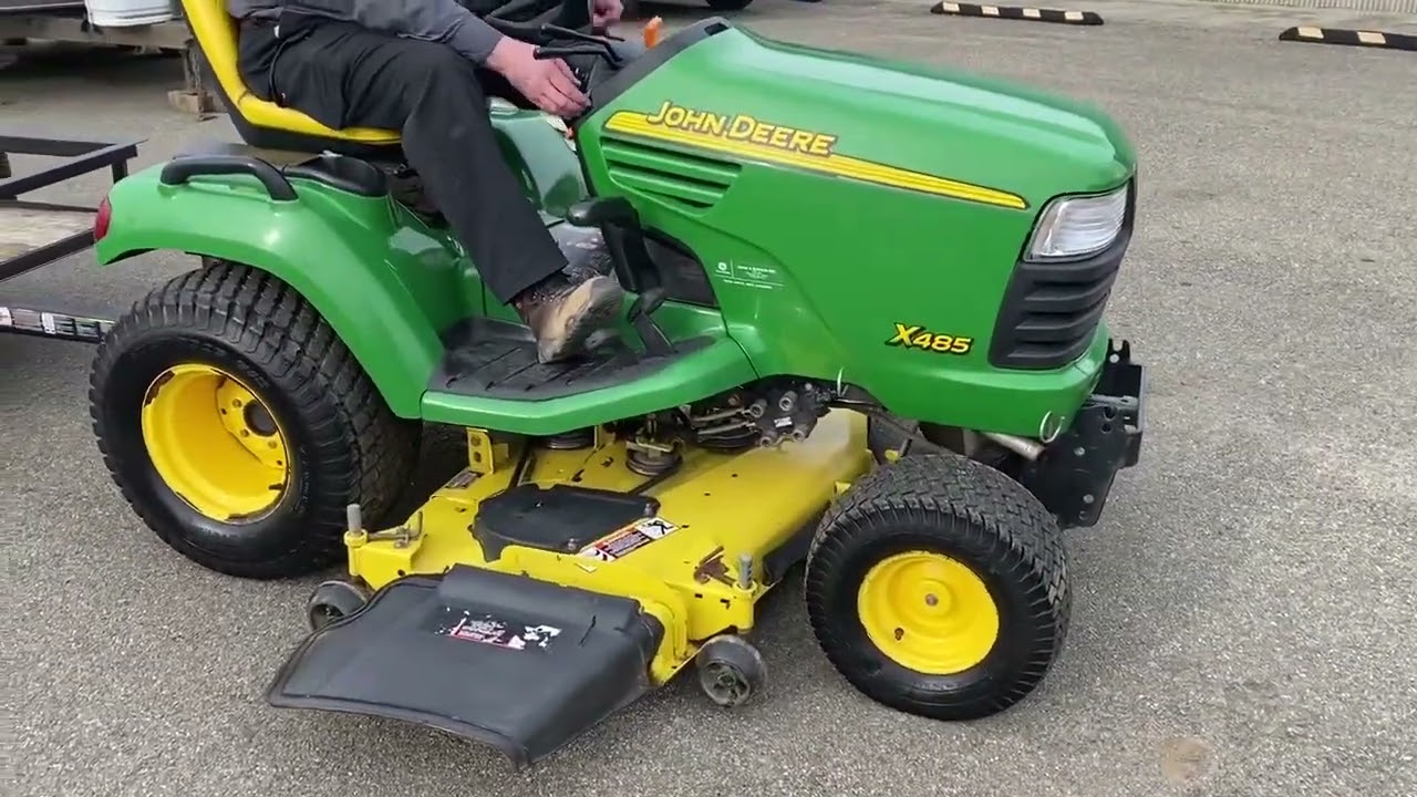 Lot 59 John Deere X485 Mower