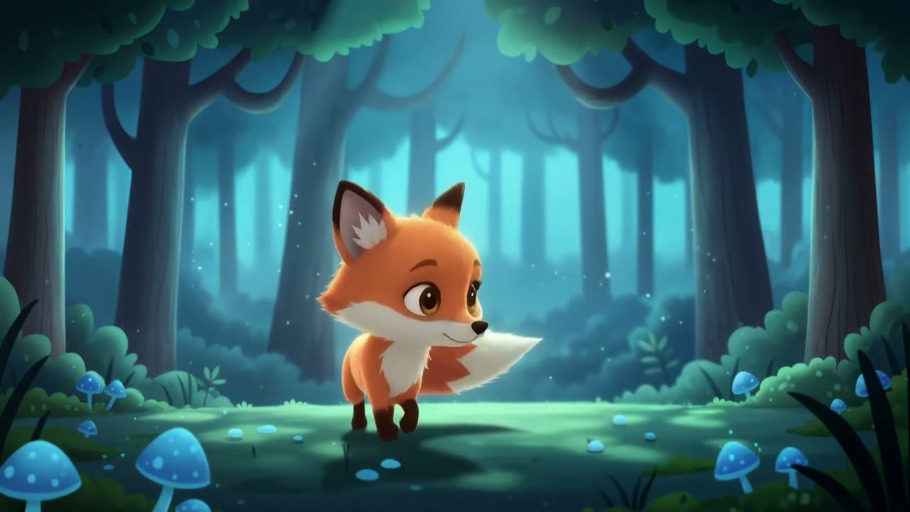 Luna the Night Fox Ep. 4 – Sleepy Raccoon | Bedtime Story for Kids 🌙