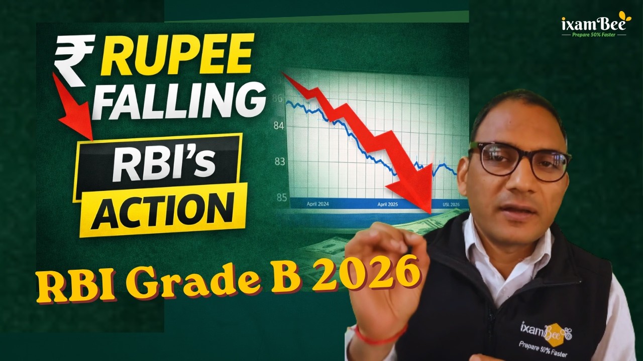 Rupee Falling! RBI&rsquo;s Big Move, Forex Strategy and Risks Explained for RBI Grade B 2026