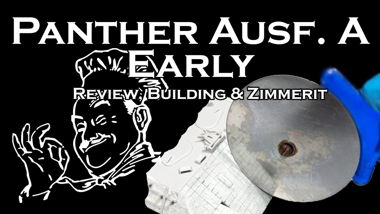 My first Panther - How to make zimmerit - Panther Ausf A early from Meng