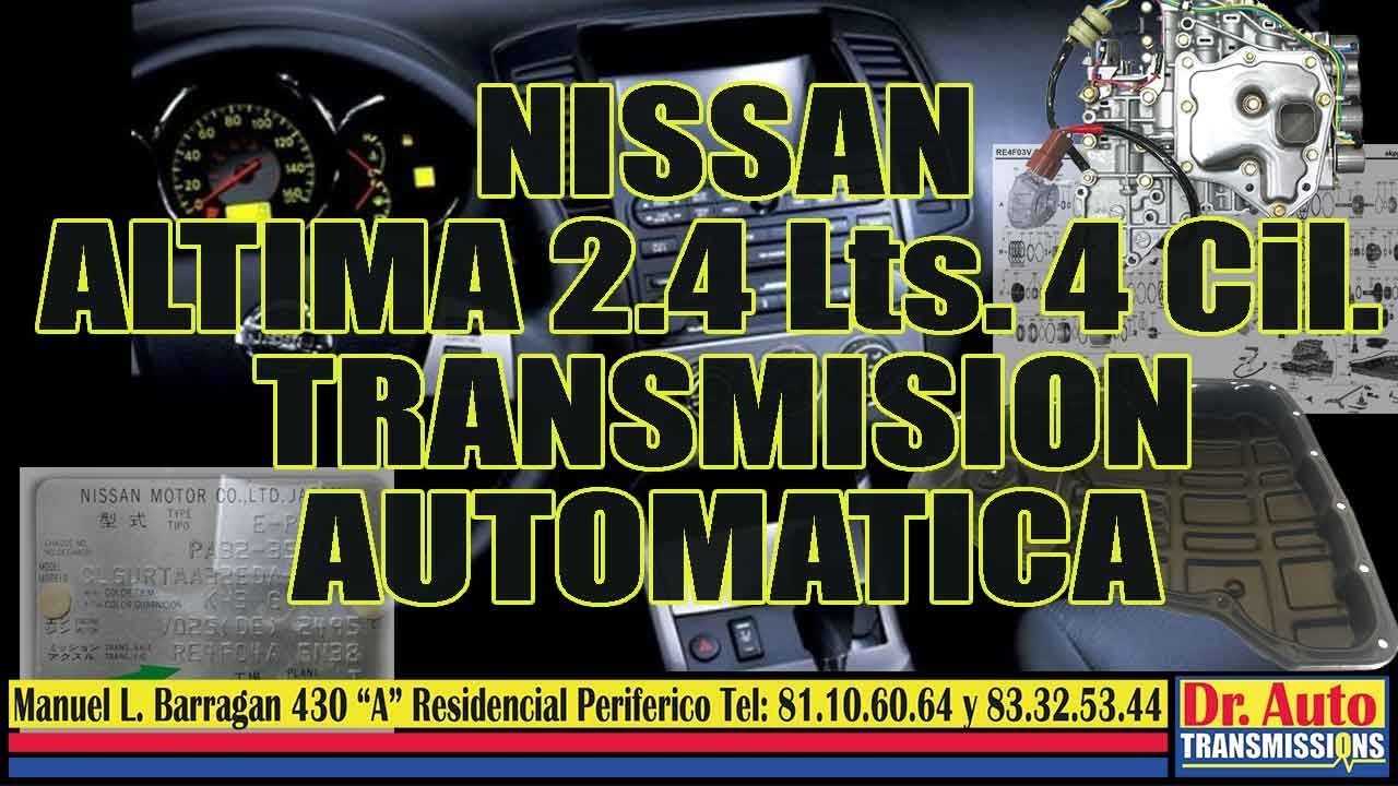 Nissan Altima 2.4Lts 4 Cilindros 2005 T/A