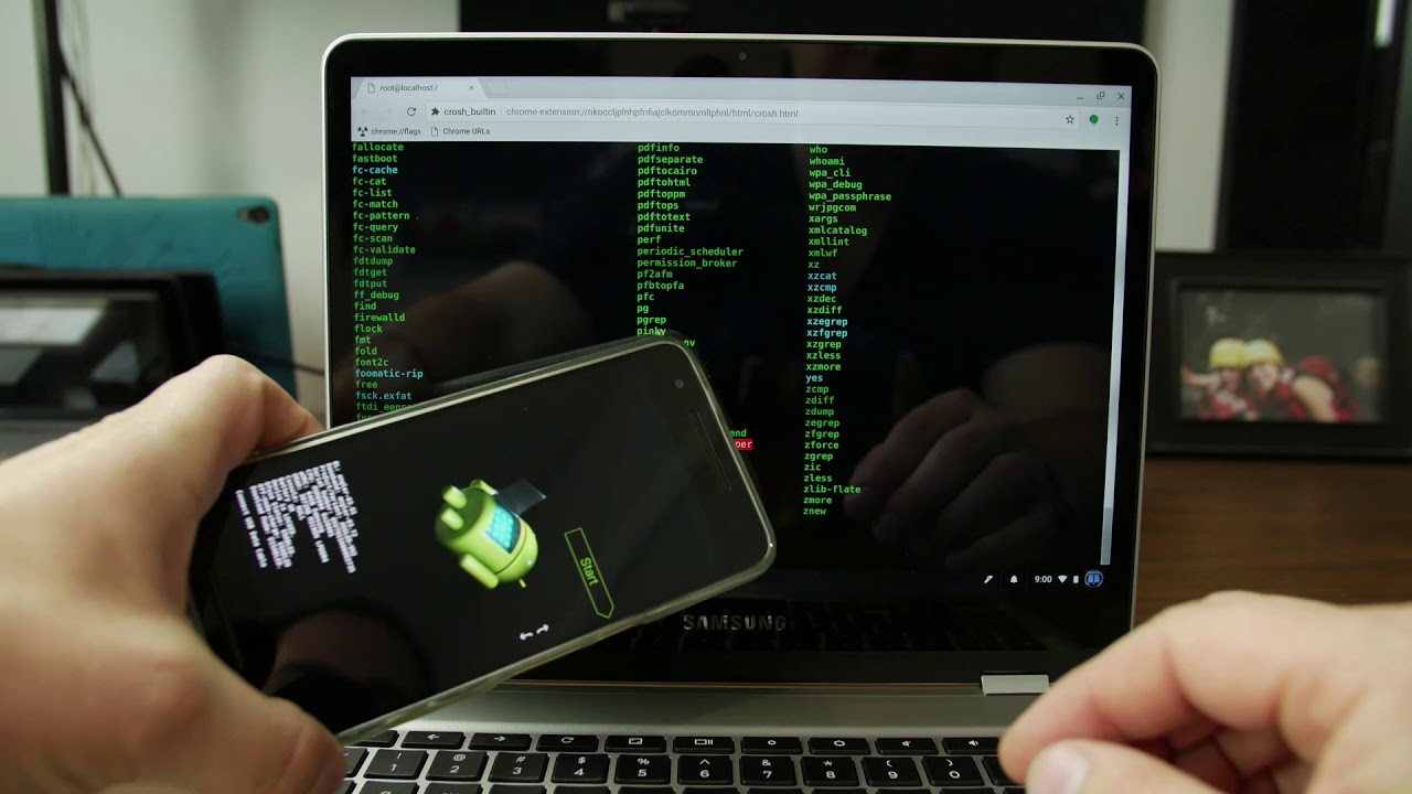 Fastboot ADB and Root Shell on a Chromebook