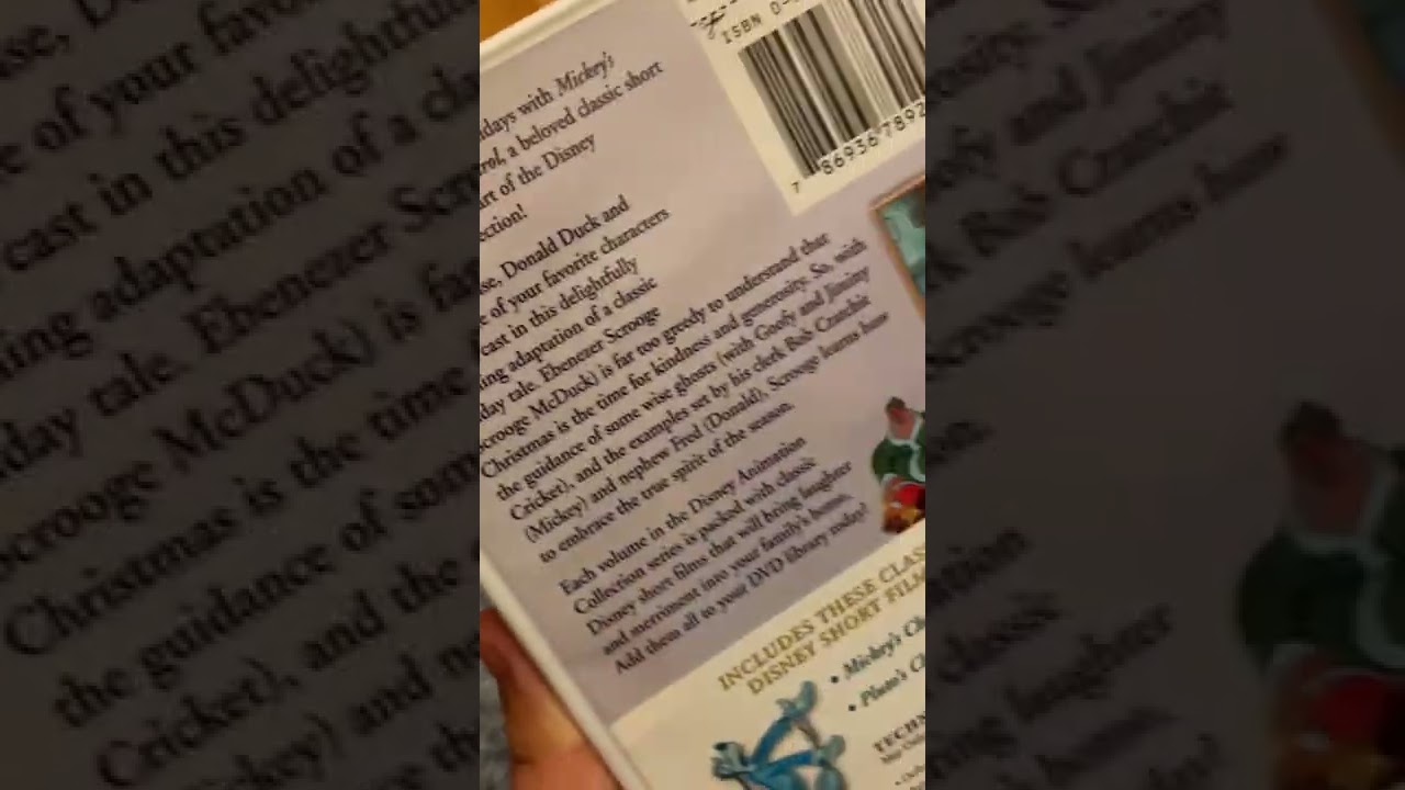 Walt Disney Productions “Mickey’s Christmas  Carol” - 2009 DVD Review