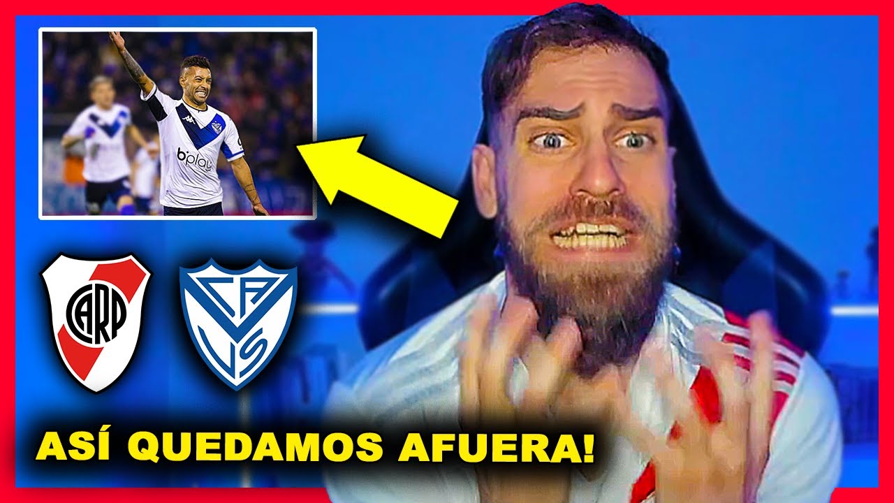 🤬 VELEZ vs RIVER (1-0) 🤬 REACCI&Oacute;N Mark Miranda | 8vos Copa Libertadores 2022
