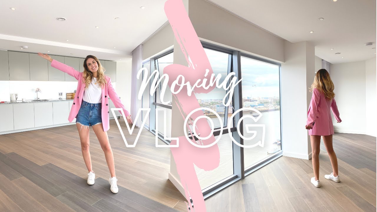 MOVING VLOG!! MOVING INTO MY FIRST EVER APARTMENT IN LONDON