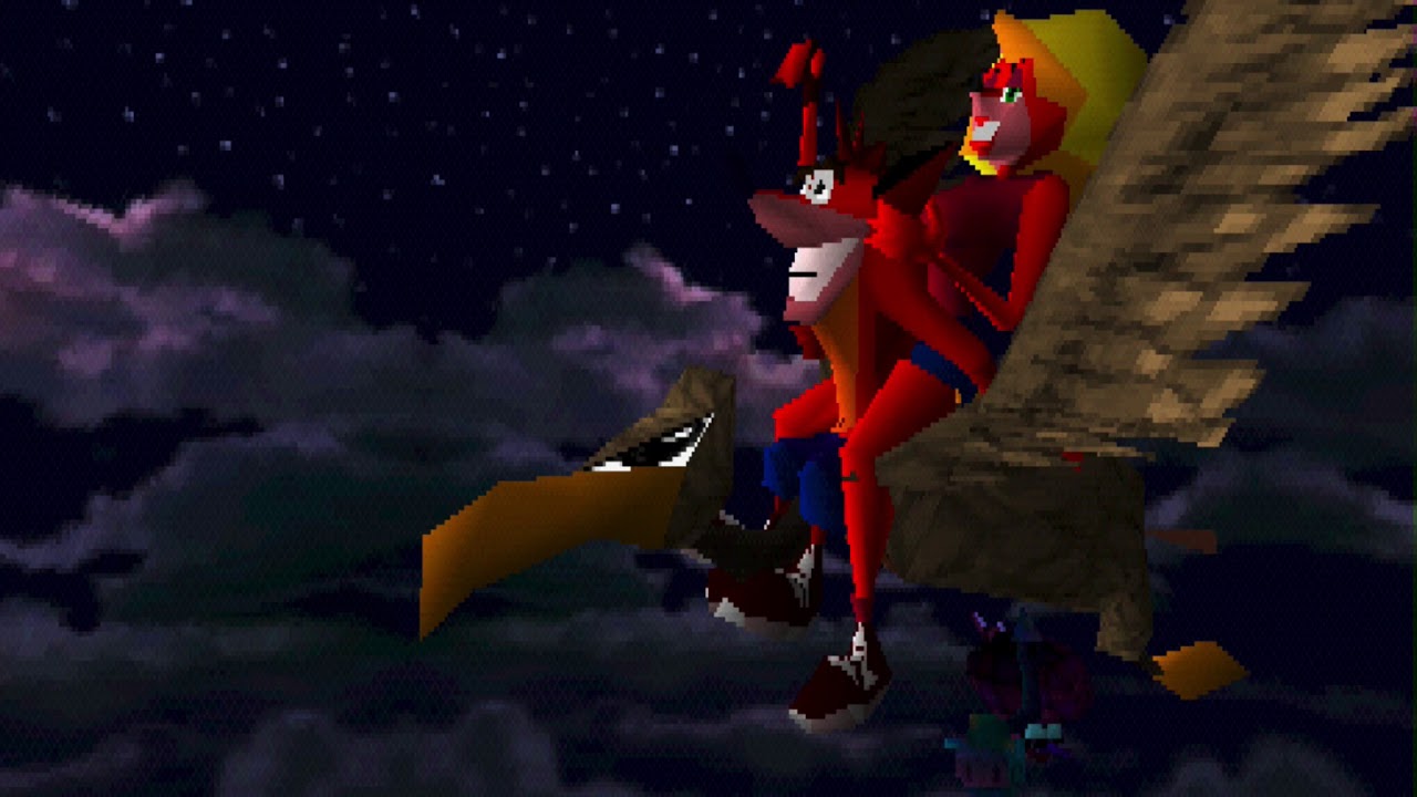 Crash Bandicoot (Sony Playstation/PSX) - The Great Hall (HD) - Good Ending