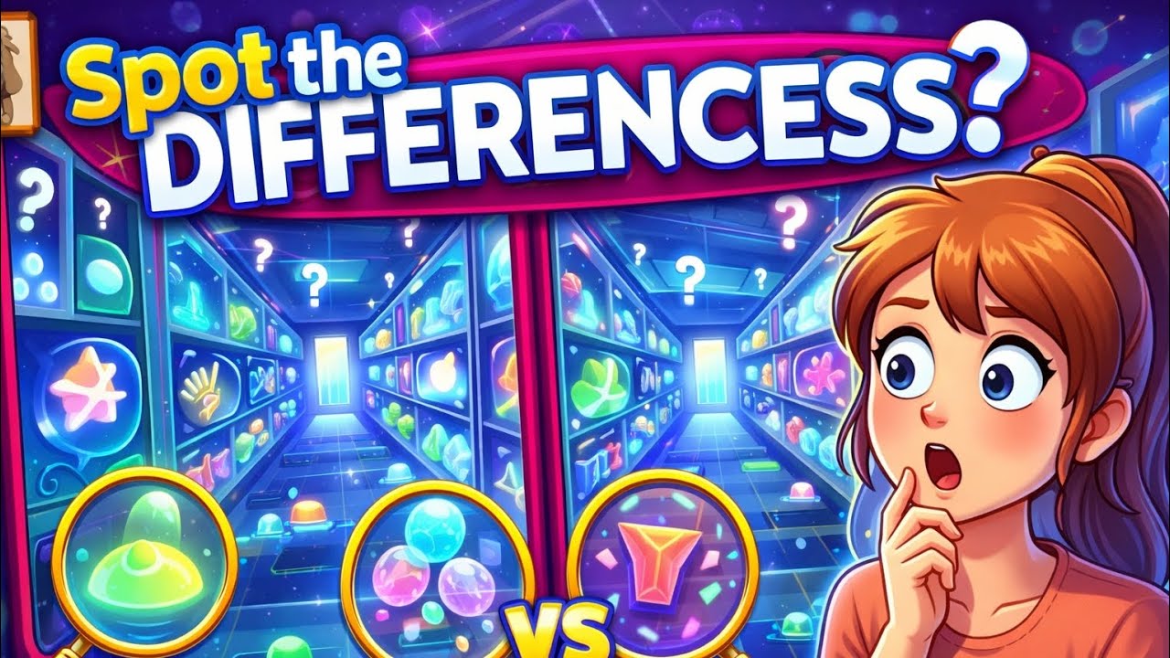 Can You Find All the Differences?(Spot & find differences)#viral #quiz #brainrot #smartphone #fyp