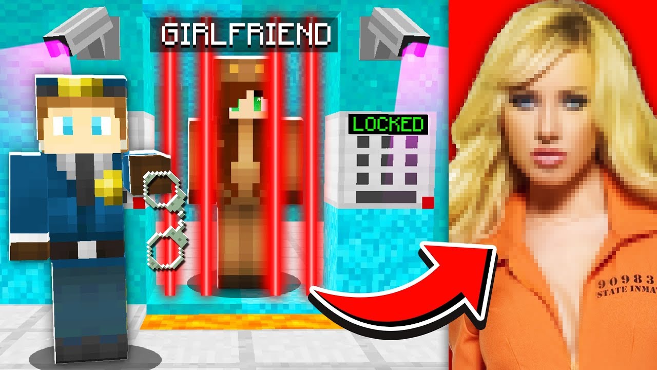 My GIRLFRIEND Got ARRESTED after FACE REVEAL on FACECAM! (Minecraft)
