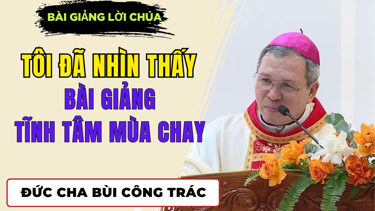 Tôi Đã Nhìn Thấy || Bài giảng Tĩnh Tâm Mùa Chay Đức Cha Giuse Bùi Công Trác