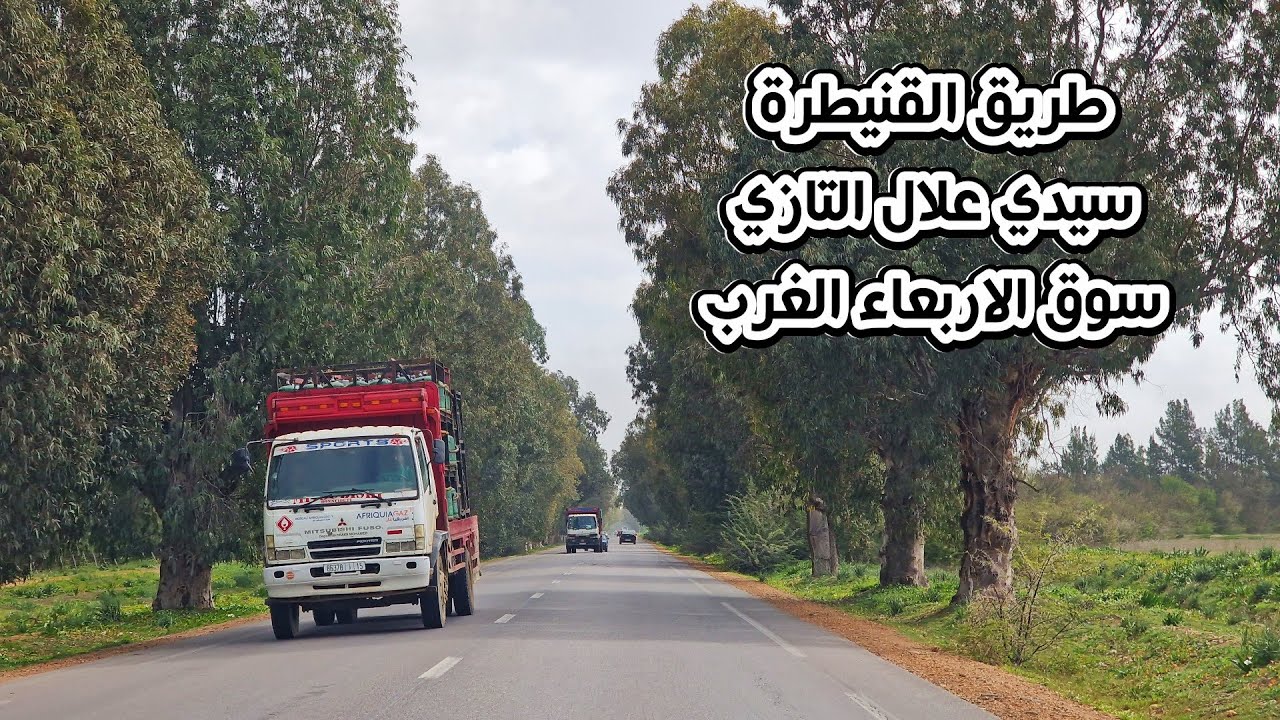 السياقة من القنيطرة الى سوق الاربعاء الغرب فصل الربيع في ابهى حلة driving from kenitra to souk larba