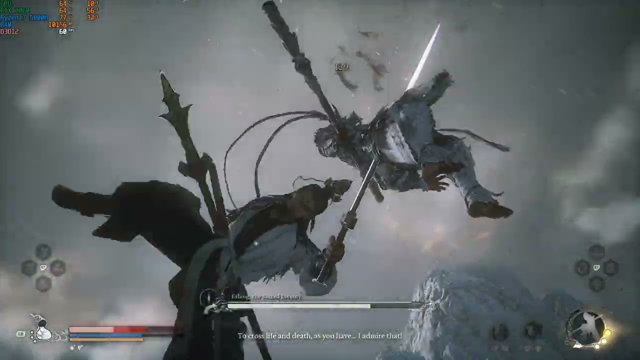 Erlang Sacred Divinity Boss Fight   Black Myth Wukong