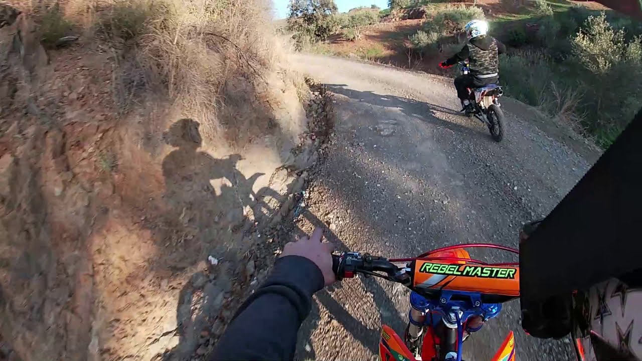 RODAJE A LA NUEVA REBEL MASTER 160 TORNADO / ruta con las pit bikes