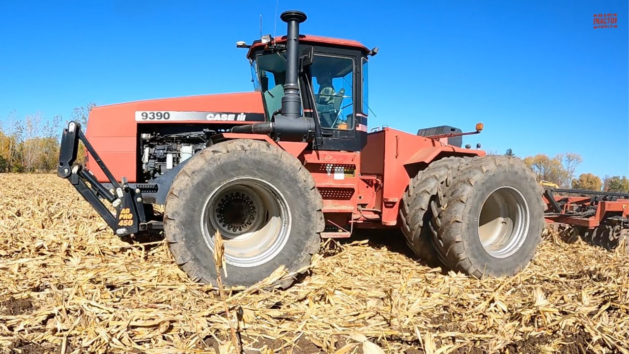 CASE IH 9390 STEIGER Tractor Disk Ripping