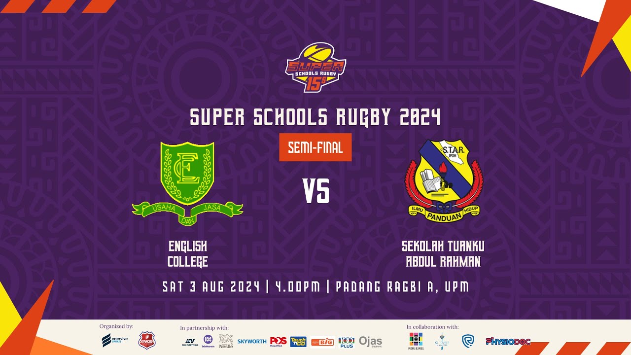 English College (EC) vs Sekolah Tuanku Abdul Rahman (STAR) - Semi Final | 31 - 19 #ssr