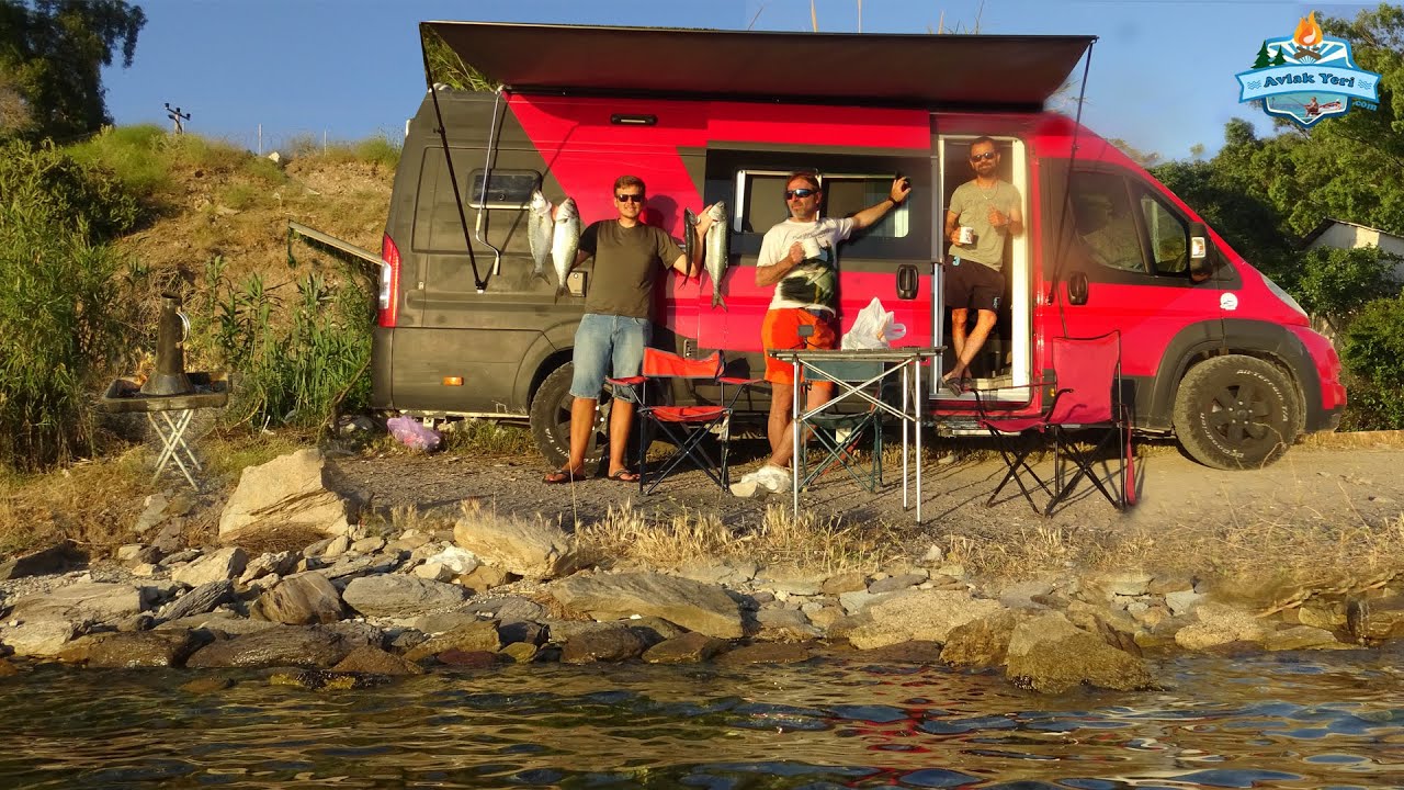 MOTOKARAVAN ile İLK KAMP!! KOFANALAR MANGALDA!! Güney Ege Yolculuğu! 1. Bölüm