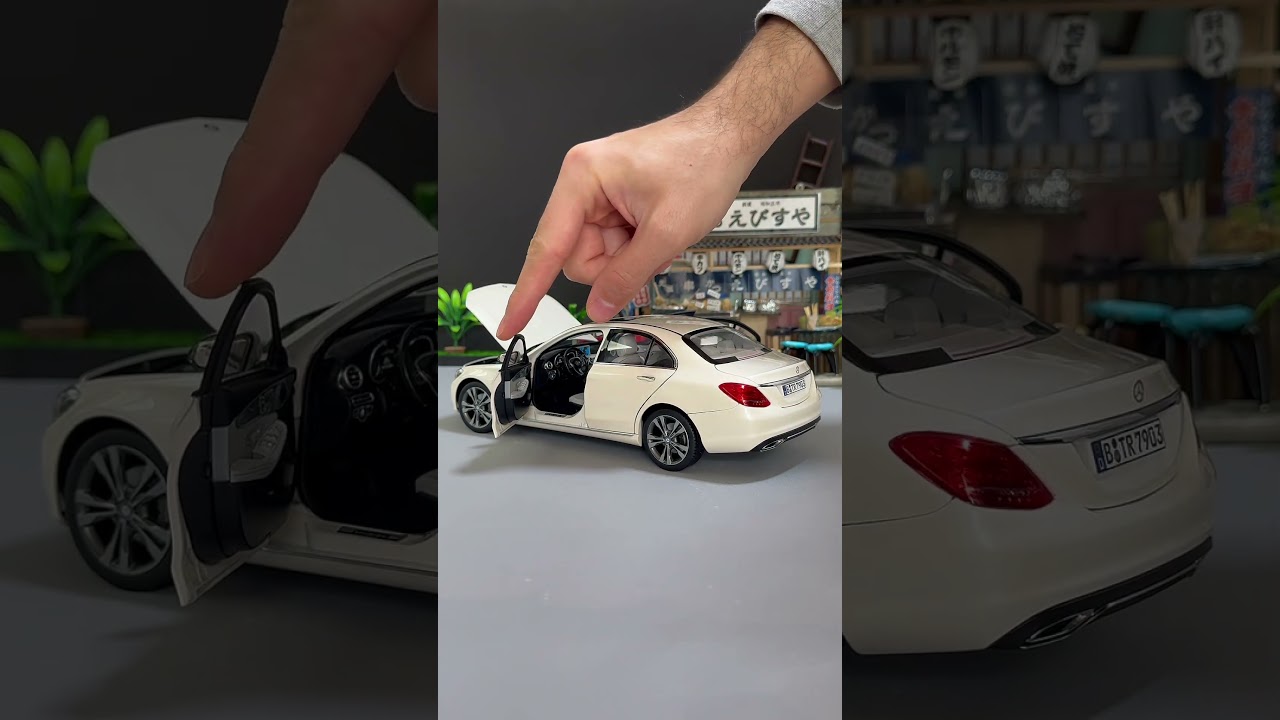 Unboxing Rare Mercedes-Benz C Class Diecast Model Car #car #automobile #diecast