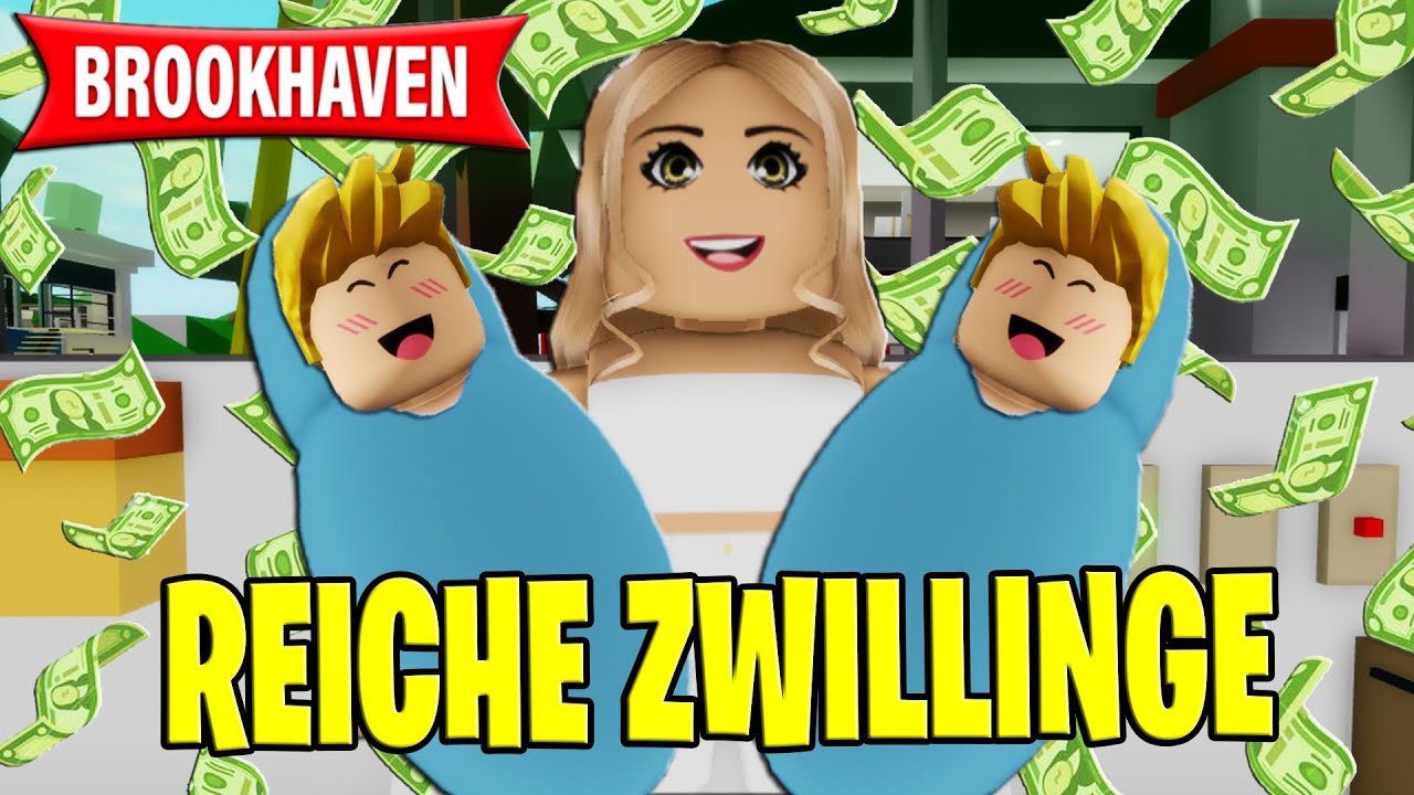Als ZWILLINGE GEBOREN von REICHEN ELTERN in BROOKHAVEN! (Roblox Brookhaven 🏡RP | Story Deutsch)