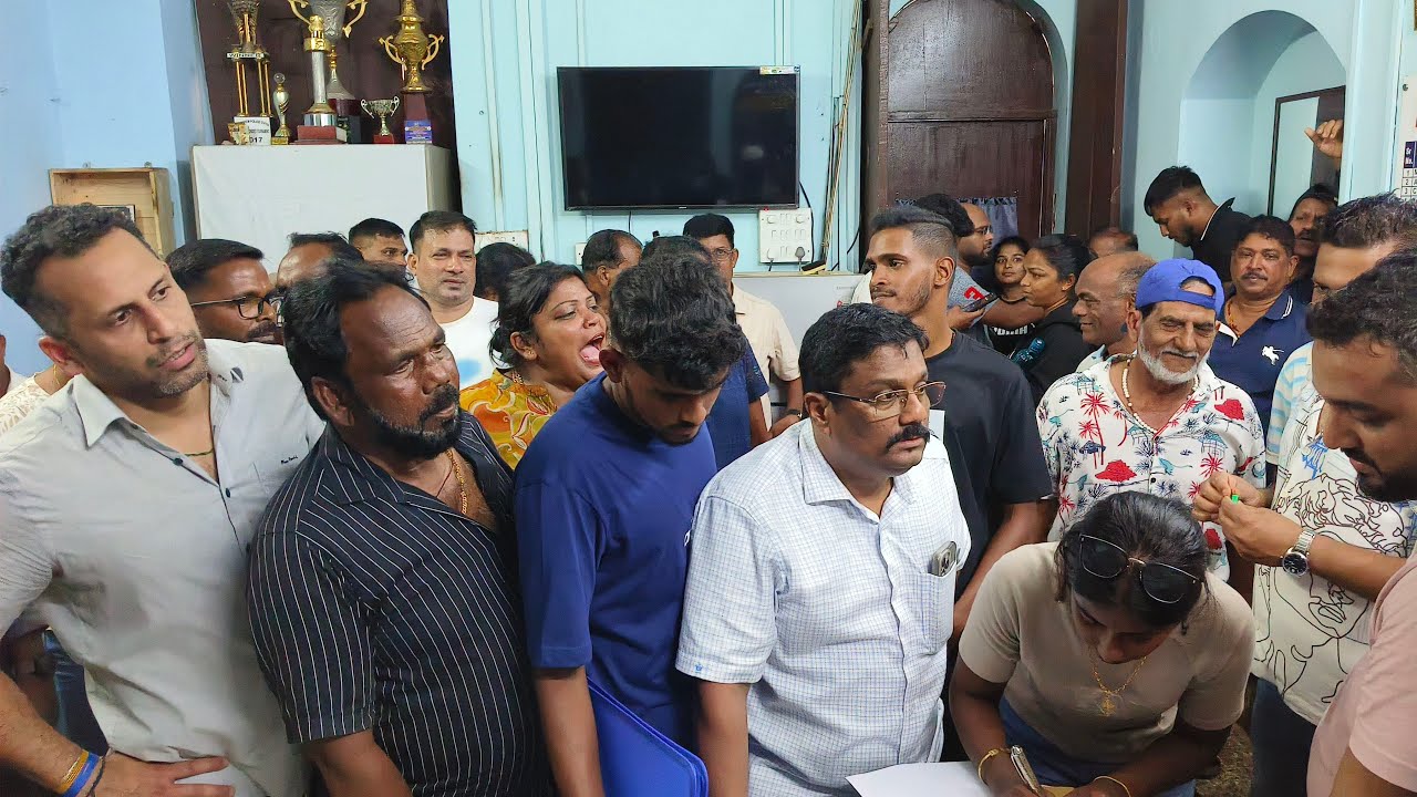 TENSE SITUATION AT COLVA POLICE STATION