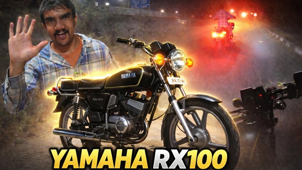 A short ride on Yamaha Rx 100🏍