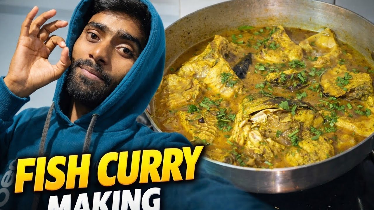 Fish Curry Bnaya 😁 