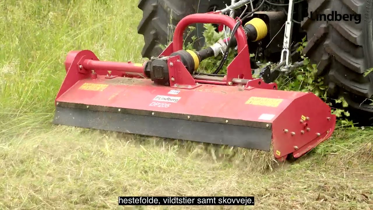 P. Lindbergs værksted: Se slagleklipper DP205 i aktion
