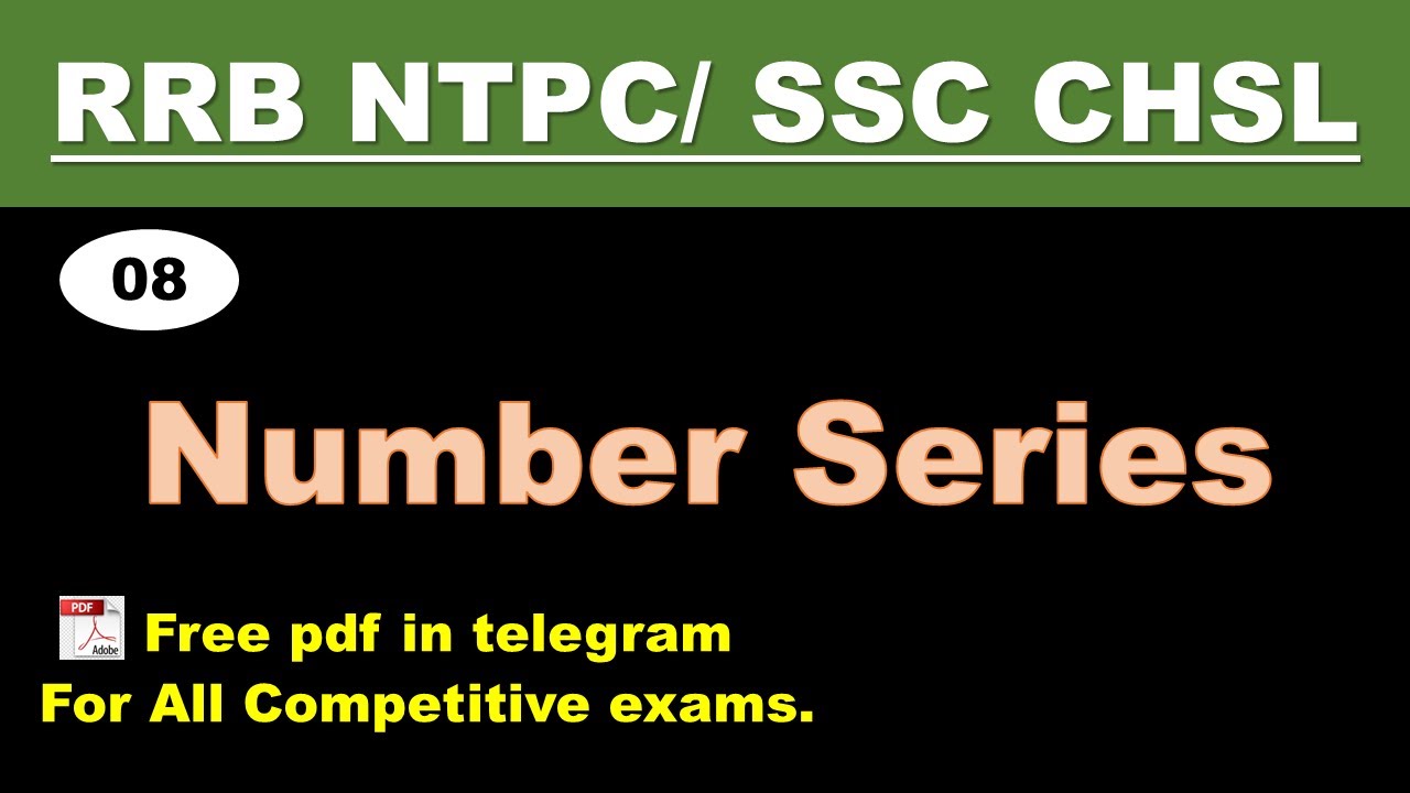 Number Series || Logical Reasoning || RRB NTPC / SSC CHSL || Abhishek Sachan || #caandlr