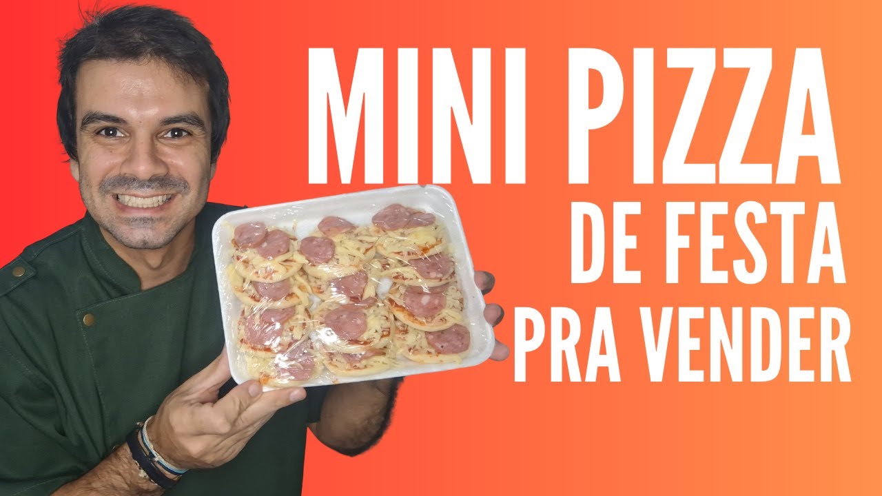Como Fazer Mini Pizza de Festa pra Vender