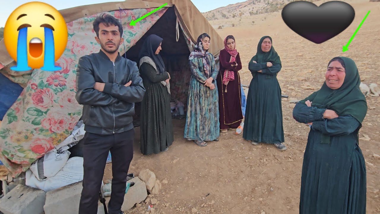 😭🖤Tears of Zahra's Family; A Nomadic Family's Bitter Mourning for Najmeh's Painful Death