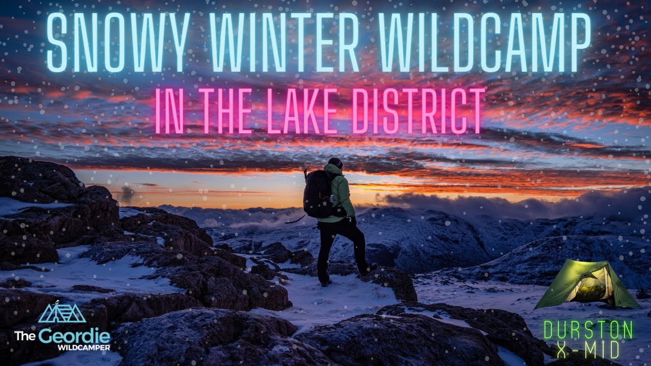 Winter Wild camp in the Snow (Durston X-Mid)