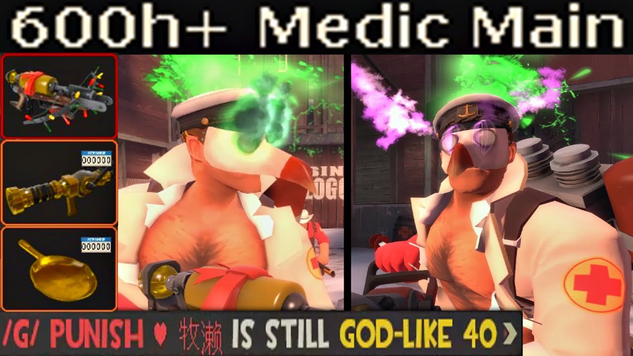 What 600+ hours of Medic experience looks like (TF2 Gameplay)