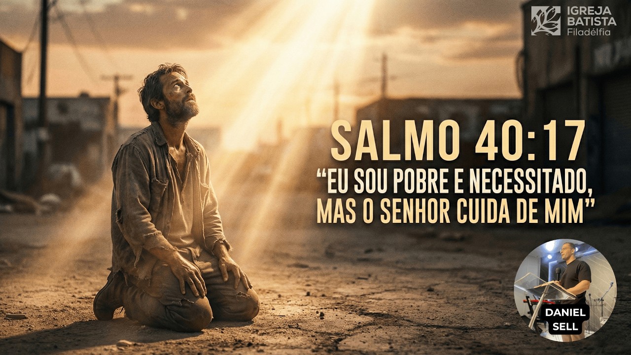 Eu sou pobre e necessitado, mas o Senhor cuida de mim - Pr Daniel Sell