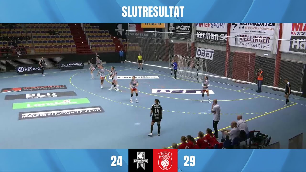 V&auml;ster&aring;sIrsta HF vs Sk&ouml;vde HF &ndash; H&ouml;jdpunkter