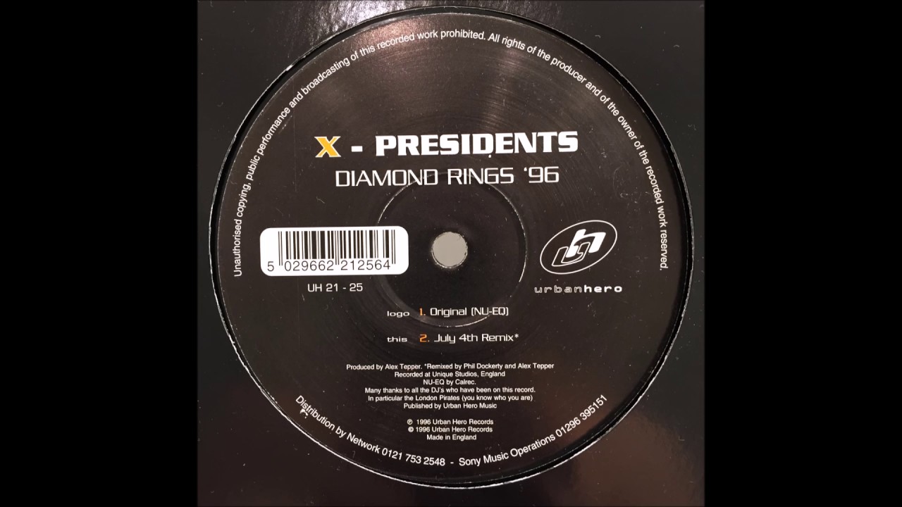 X - Presidents - Diamond Rings (Original [NU-EQ])