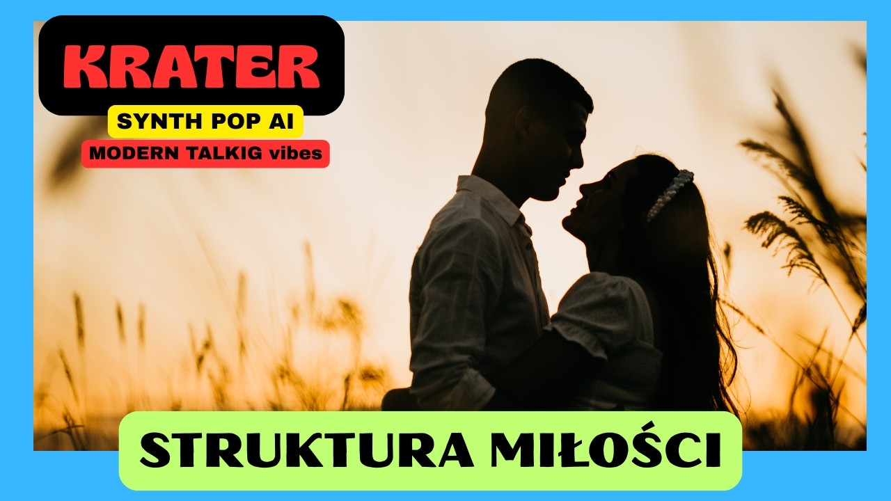 Krater - Struktura miłości (Official Video) Synth Pop AI | Inspired by Modern Talking