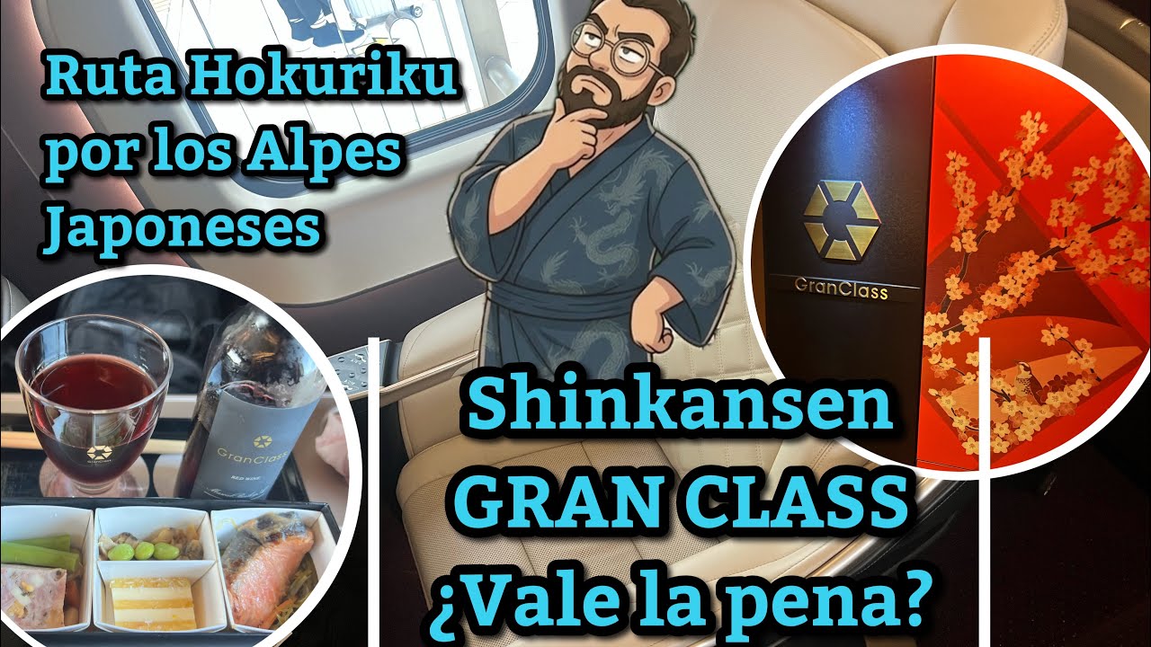 Shinkansen GRAN CLASS ¿Vale la pena? El tren bala más lujoso de Japón: Tokio-Nagano