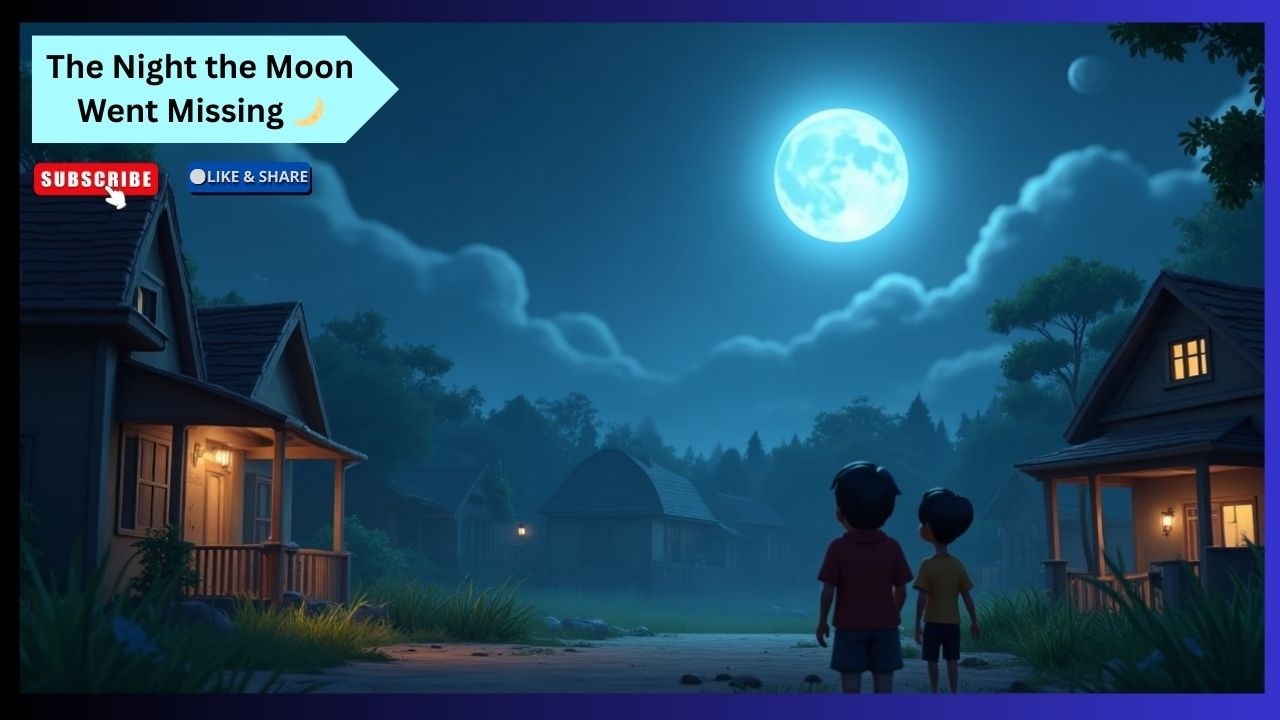 The Night the Moon Went Missing 🌙 | Heart-Touching Moral Story for Kids | English Story