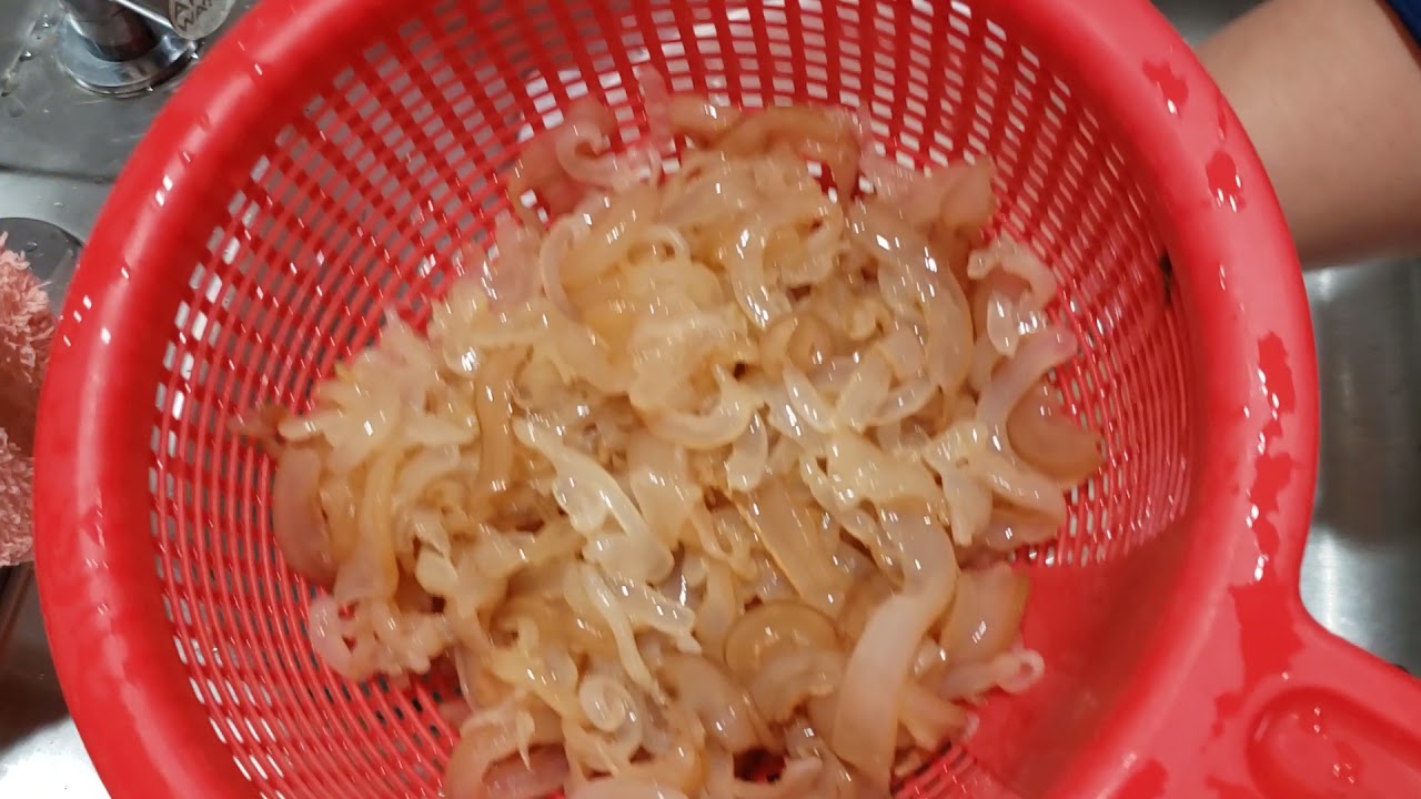 Cách làm món gỏi sứa biển của nhà hàng người Hoa/Jellyfish Salad 🥗
