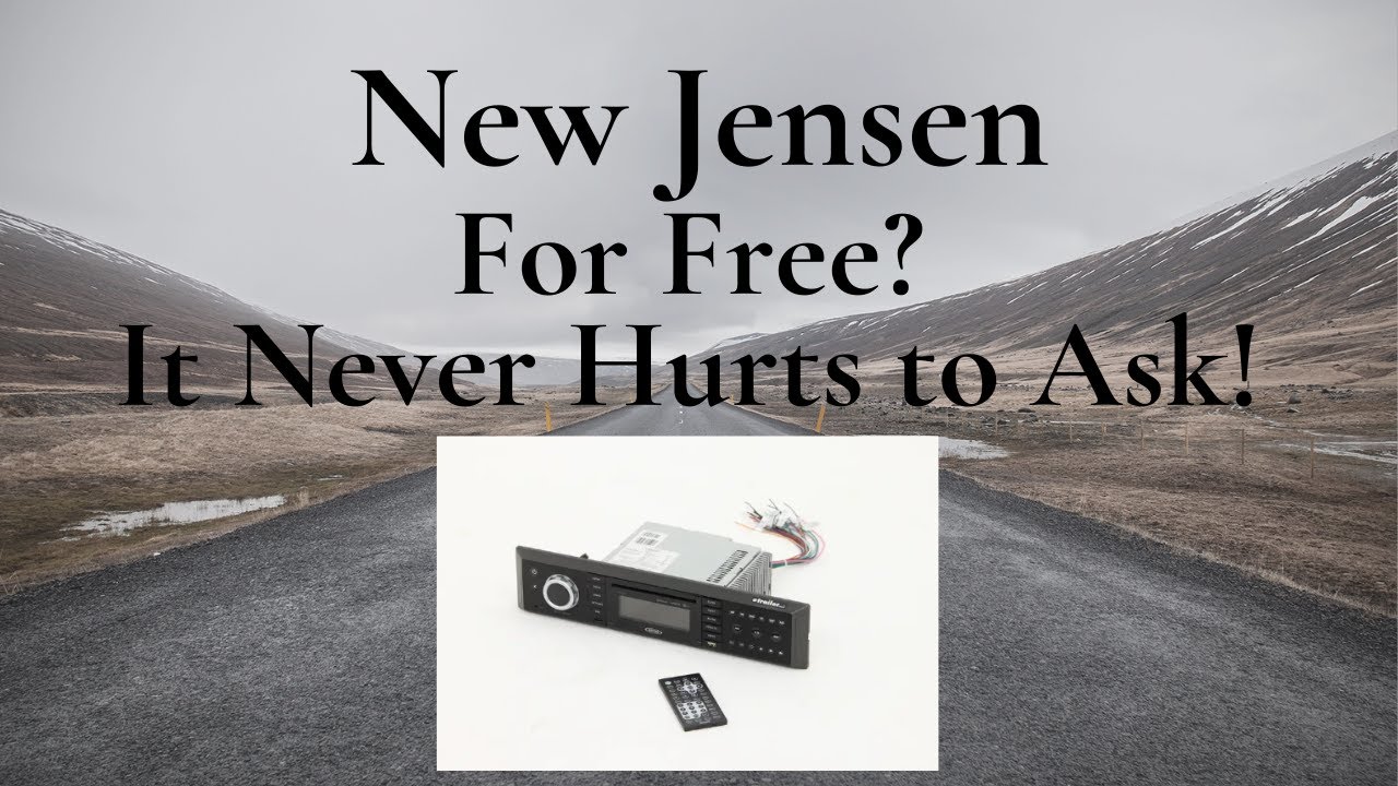 New JENSEN Entertainment Unit for my 2020 Winnebago Travato 59GL for FREE?!