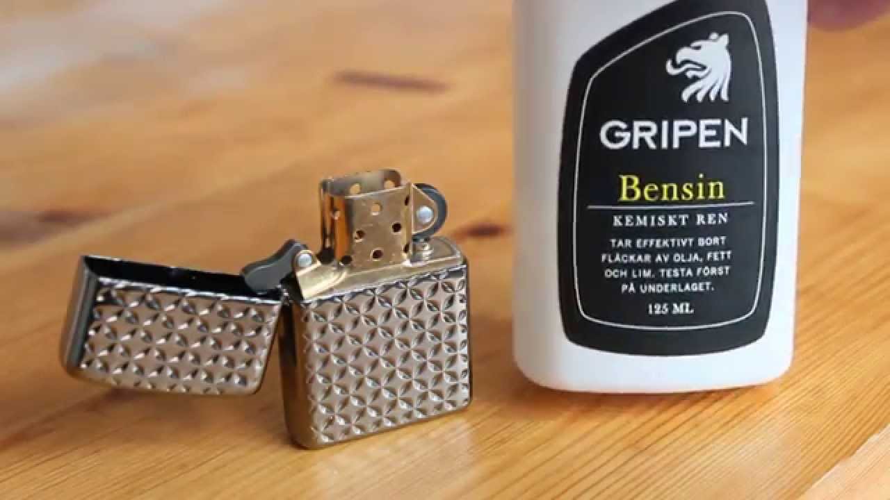 Zippo ARMOR with alternative lighter fluid GRIPEN BENSIN