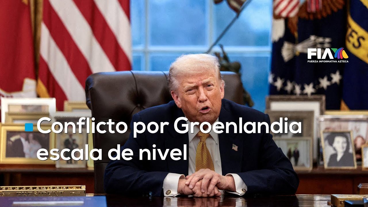 Trump desata diplomacia de presión y amenaza a Europa por el control de Groenlandia