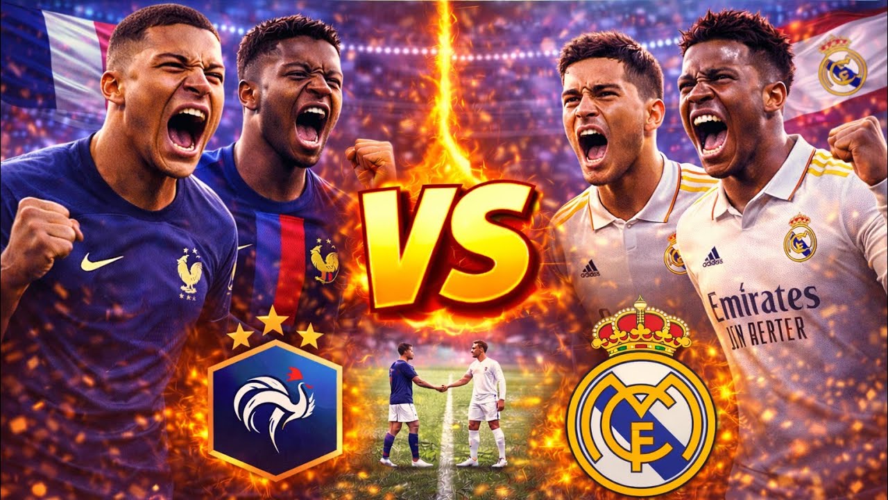 France vs Real Madrid 2v2 😤🔥 | FC24 w/ @jADELONERBOY