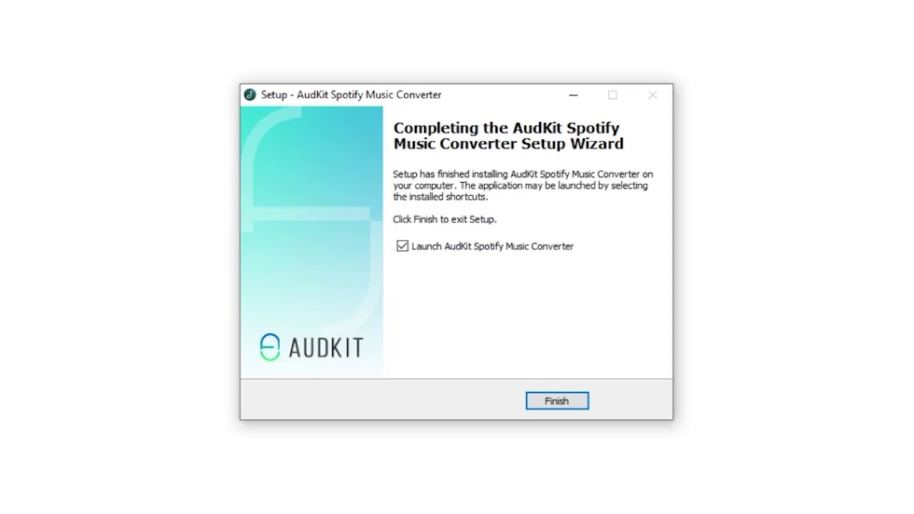 Tutorial Install AudKit Spotify Music Converter